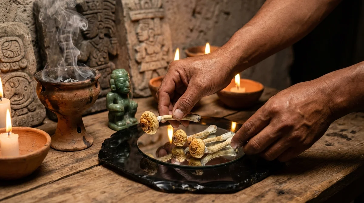 Aztec use of teonanacatl