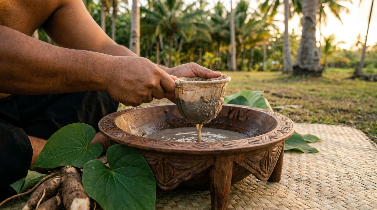 Kava ceremonies in the Pacific